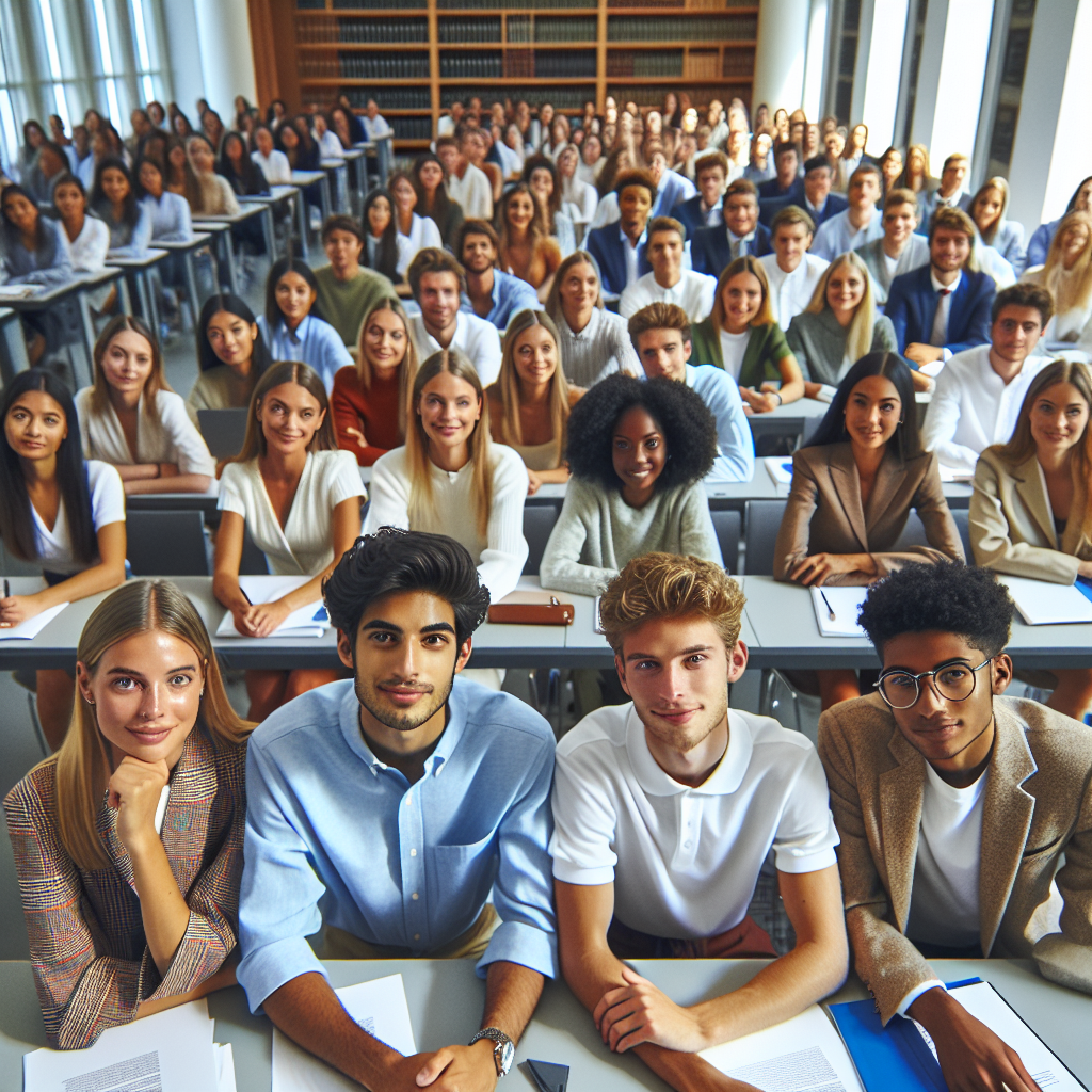 Étudiants diversifiés en classe à la Paris School of Business
