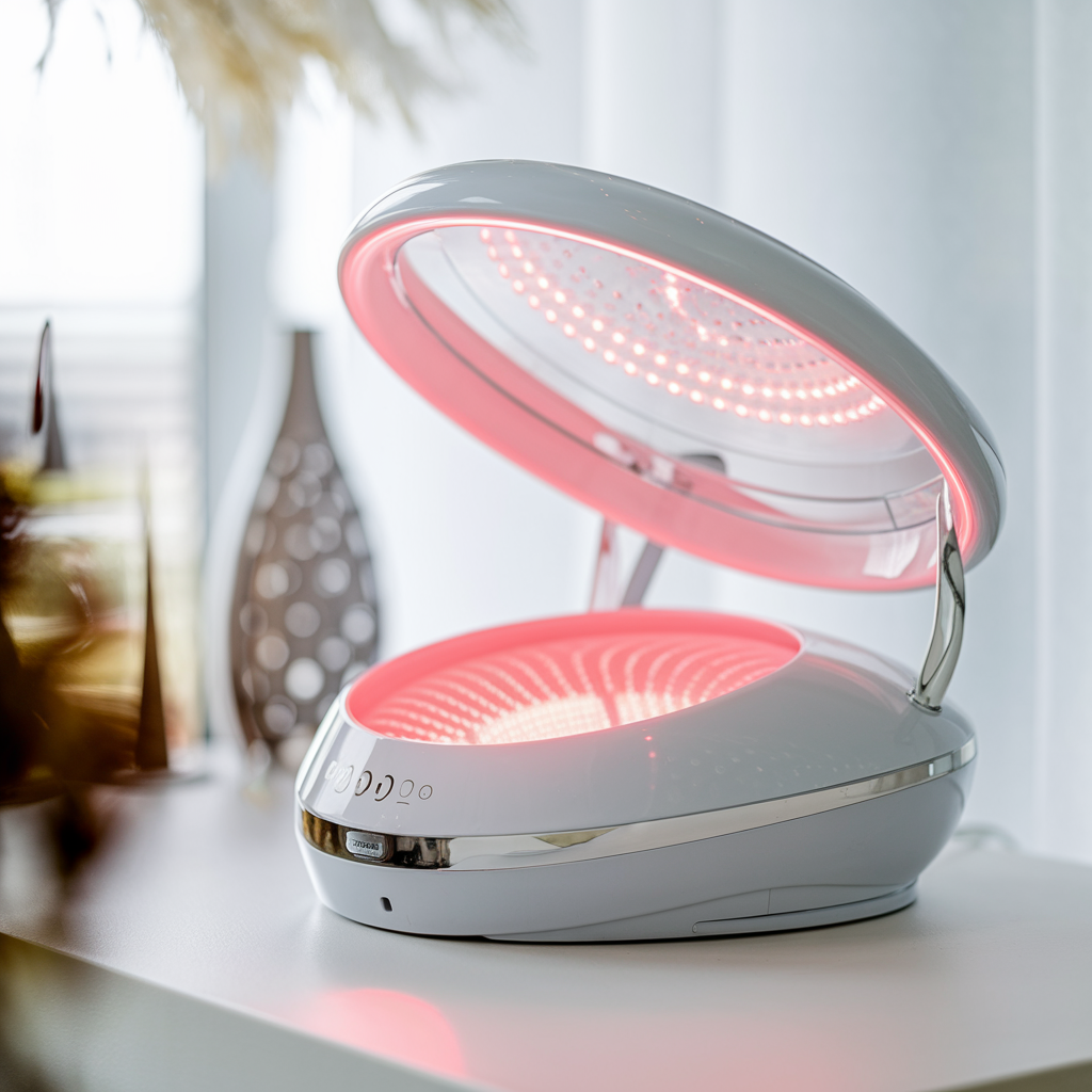 Dispositif de luminothérapie LED émettant une lumière rouge