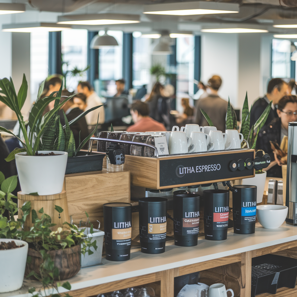 Station café Litha Espresso en entreprise