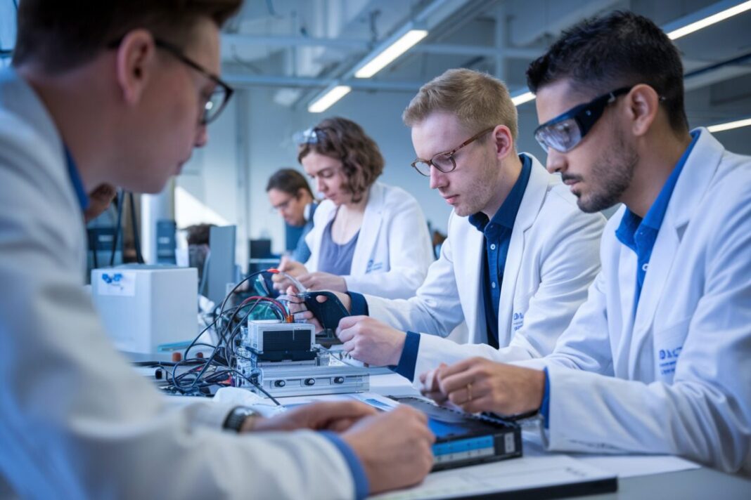 Alstom et SupMicrotech officialisent leur alliance : un nouveau chapitre pour l'innovation Collaboration entre Alstom et SupMicrotech en laboratoire.