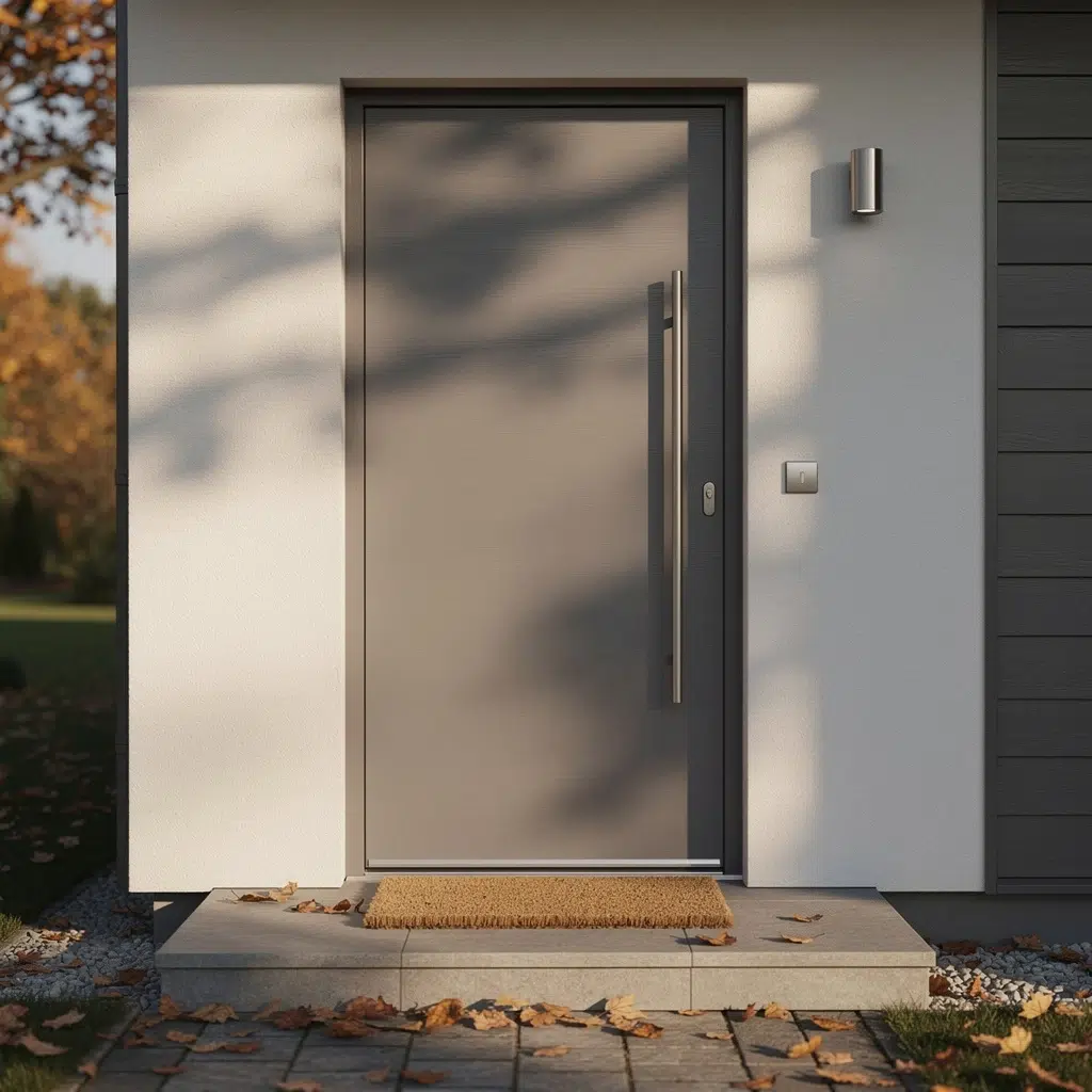 Porte d'entrée en PVC