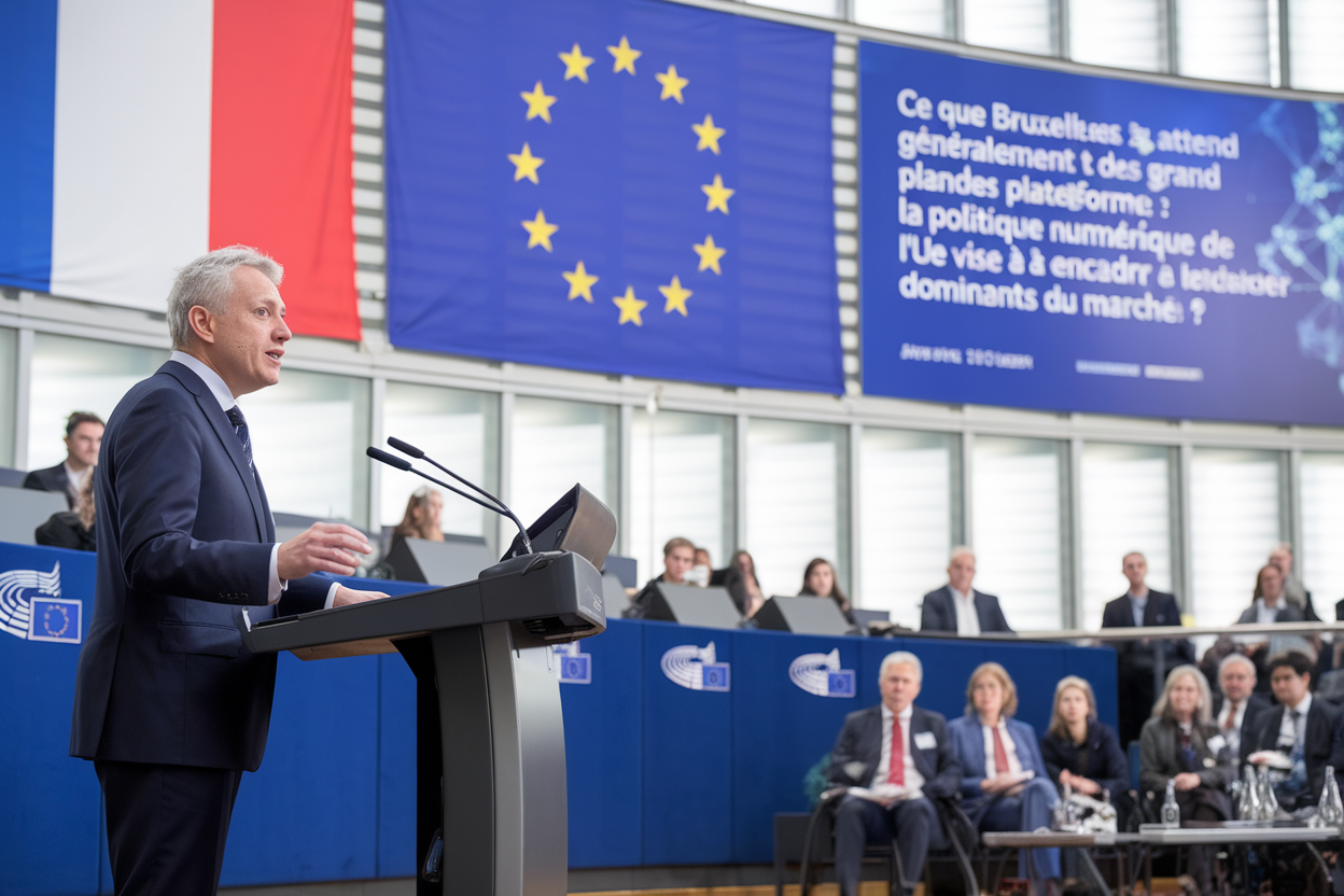 Ce que Bruxelles attend généralement des grandes plateformes