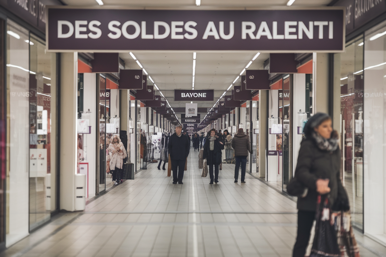 Des soldes au ralenti: un lancement qui ne ressemble pas aux images attendues