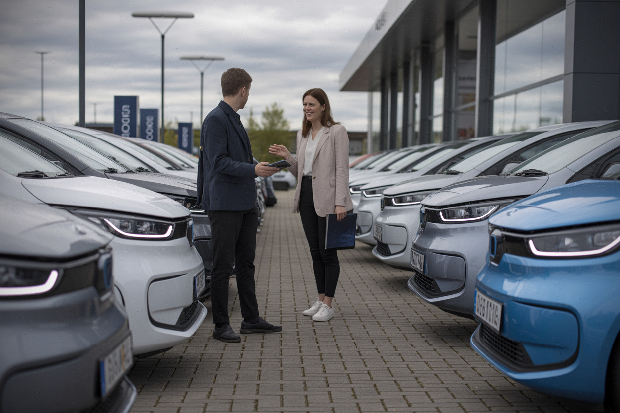 Voitures électriques compactes éligibles au leasing social en concession