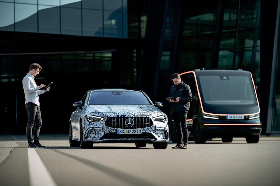 74bf56a422be4ea2 Mercedes-AMG CLA électrique : trois moteurs et 680 ch pour viser les supercars routières