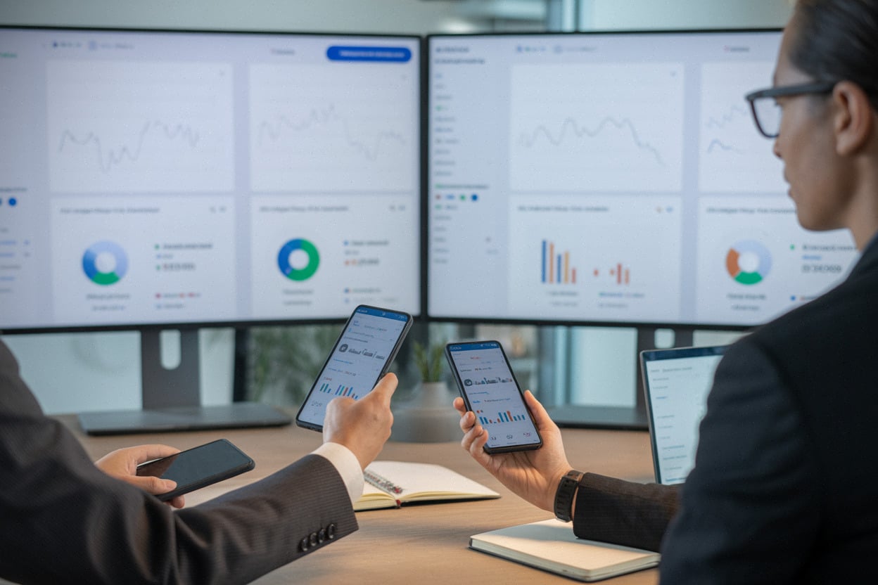 Comparaison des principaux chatbots IA sur des tableaux de bord anonymisés
