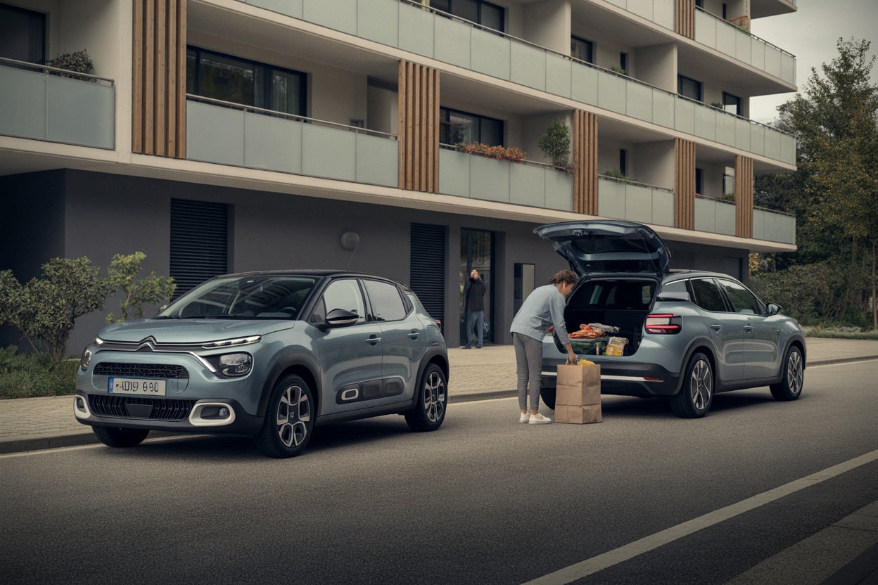 Citroën ë-C3 et SUV électrique familial en usage quotidien