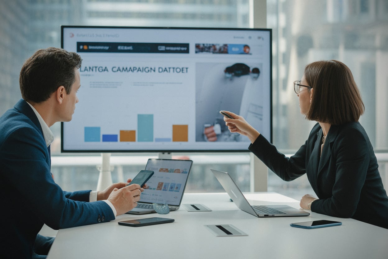 Réunion sur la publicité numérique et les revenus de Google