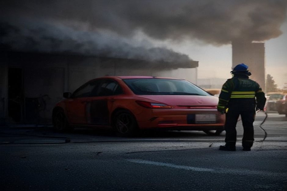 5b13dddf93a91938 2 blessés, 19 pompiers mobilisés, Renault Zoé en charge à Mougins, ce que l'explosion de sa batterie relance sur l'électrique