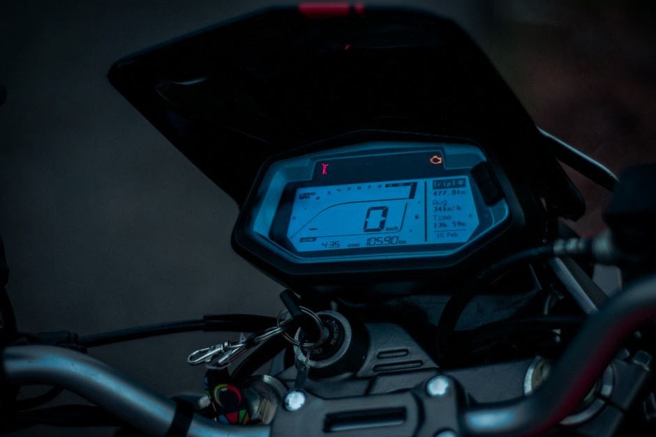 Tableau de bord de moto électrique à basse vitesse urbaine